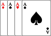 Aces in baccarat